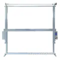 Yuyi 1.2kW 220V Máquina semiautomática de corte e inspección de telas para cortinas de tubos de luz de doble cara
